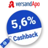 5,6% Versandapo Cashback – AUF ALLES