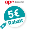 5€ apo-discounter Rabatt – Newsletter