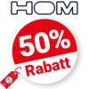 50% HOM Rabatt – Sale
