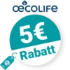 5€ oecolife Rabatt – Newsletter