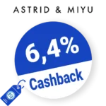 6,4% Astrid & Miyu Cashback – AUF ALLES
