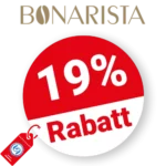 19% Bonarista Rabatt – Auf Siebträgermaschinen