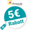 5€ Disapo Rabatt – Newsletter