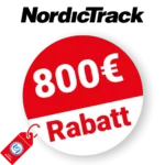 800€ NordicTrack Rabatt – Auf ausgewählte Laufbänder