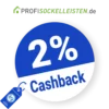 2% Profisockelleisten.de Cashback – AUF ALLES