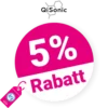 5% QiSonic Gutschein – AUF ALLES