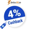 4% Reifen24 Cashback – AUF ALLES