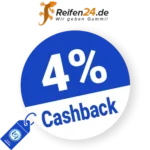 4% Reifen24 Cashback – AUF ALLES