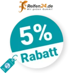 5% Reifen24 Rabatt – Newsletter