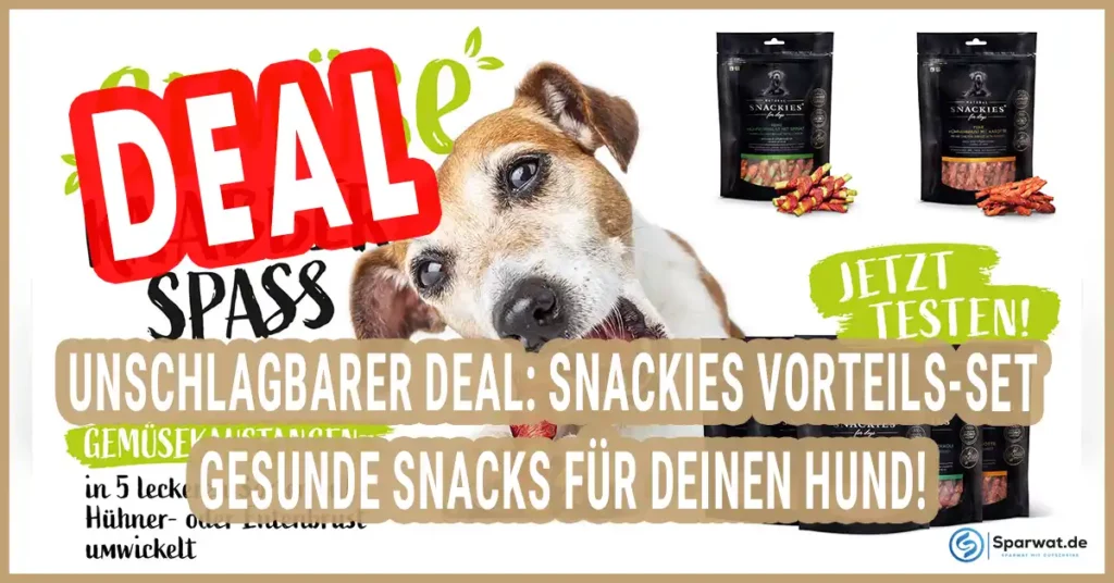 Unschlagbarer Deal: Snackies Vorteils-Set - gesunde Snacks für deinen Hund!