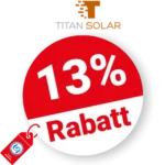 13% Titan Solar Rabatt – Auf ausgewählte Produkte