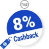 8% friiz Cashback – AUF ALLES
