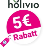 5€ holivio Gutschein – AUF ALLES