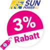 3% sunpower4u Gutschein – AUF ALLES