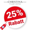 25% Christina Kosmetik Rabatt – Sale