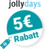5€ Jollydays Rabatt – Newsletter