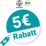 5€ Trinkkost Rabatt – Newsletter