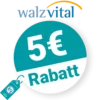 5€ Walzvital Rabatt – Newsletter