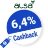 6,4% alsa-hundewelt Cashback – AUF ALLES