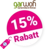 15% garwoh Gutschein – AUF ALLES
