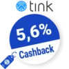 5,6% tink Cashback – AUF ALLES