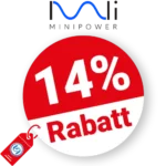 14% Mini Power Rabatt – Auf Powerstation