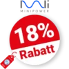 18% Mini Power Rabatt – Auf Balkonkraftwerke