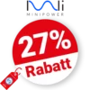 27% Mini Power Rabatt – Auf Stromspeicher