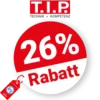 26% TIP Pumpen Rabatt – Auf Zubehör