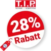 28% TIP Pumpen Rabatt – Auf Werkzeug