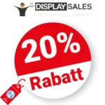 20% Display Sales Rabatt – Sale