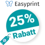 25% Easyprint Rabatt – Mitgliedschaft Teams