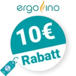 10€ ergofino Rabatt – Newsletter