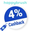 4% happybrush Rabatt – Cashback