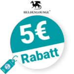 5€ Heldenlounge Rabatt – Newsletter