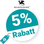 5% Heldenlounge Rabatt – Neukunden