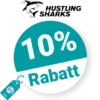 10% Hustling Sharks Rabatt – Newsletter