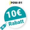 10€ POW-R1 Rabatt – Newsletter