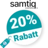 20% samtiq Rabatt – Newsletter