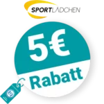 5€ Sportlädchen Rabatt – Newsletter