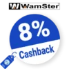 8% WamSter Rabatt – Cashback