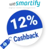 12% Wesmartify Rabatt – Cashback