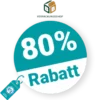 80% BB-Verpackungsshop Rabatt – Mengenrabatt