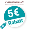 5€ Fetischaudio Rabatt – Newsletter
