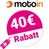 40€ motoin Gutschein – AUF ALLES