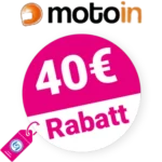 40€ motoin Gutschein – AUF ALLES