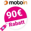 90€ motoin Gutschein – AUF ALLES