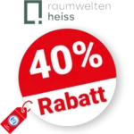 40% raumweltenheiss Rabatt – Auf höhenverstellbare Schreibtische