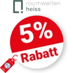 5% raumweltenheiss Rabatt – auf Aeris Swopper