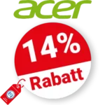 14% Acer Rabatt – Auf Notebooks
